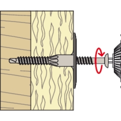 FISCHER FIHALTETELLER_MIT_SCHRAUBE_DHT_S