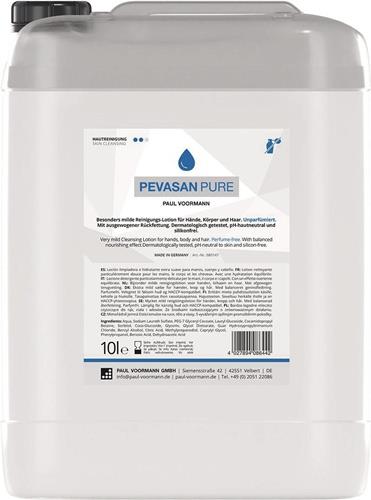 PAUL VOORMANN Handreinigung Pevasan PURE 10l ph-hautneutral Kanister PAUL VOORMANN