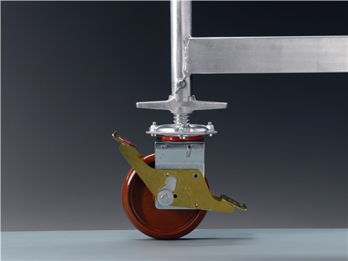 LAYHER Fahrgerüst Uni Stand.P2 Arbeits-B750xL2850mm Alu.Gerüsthöhe 5580mm 2 kN/m²