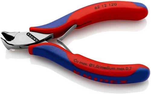 KNIPEX Elektronik-Schrägschneider L.120mm Facette nein pol.KNIPEX