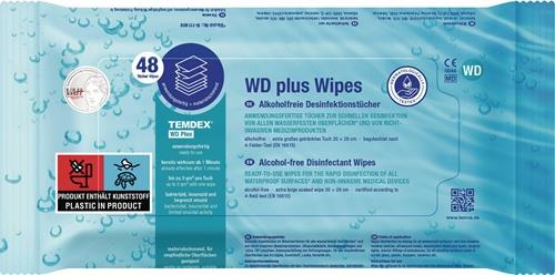 RHEOSEPT Desinfektionstücher TEMDEX® WD plus Wipes L300xB270ca.mm KT=6x48 Tü.RHEOSEPT