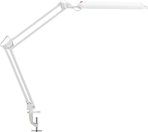 Nordwest Schreibtischleuchte Metall/Ku.weiß H.max.380mm m.Tischklemme m.LED