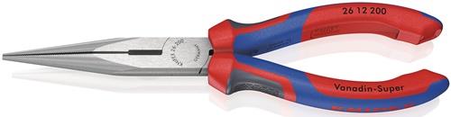 KNIPEX Flachrundzange L.200mm pol.ger.Comfort-Griff KNIPEX