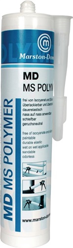 MARSTON-DOMSEL Kleb- u.Dichtstoff MD-MS Polymer transparent 300g Kartusche
