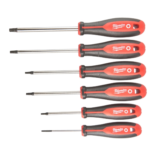 MILWAUKEE 6-teiliges Set TX Schraubendreher Tri-Lobe