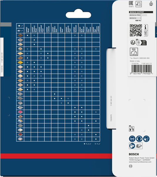 BOSCH Kreissägeblatt Expert for Wood, 165 x 30 x 2,6 mm, 36