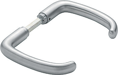 HOPPE® Drückerpaar San Francisco GD-E1301Z, Edelstahl, 3840814