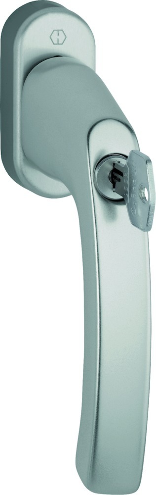 HOPPE® Fenstergriff absperrbar Liège 0540S/U26 100NM, mit Schrauben, Aluminium, 11715844 HOPPE® Fenstergriff absperrbar Liège 0540S/U26 100NM, mit Schrauben, Aluminium, 11715844