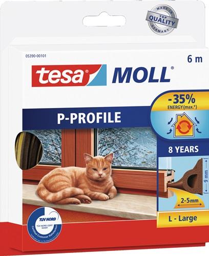 TESA Fenster-/Türmoll tesamoll® 5390 B9mmxH5,5mmxL6m braun TESA