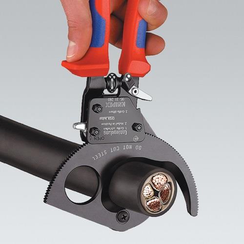 KNIPEX Kabelschneider Gesamt-L.320mm max.60 (600 mm²)mm pol.Mehrkomp.-Hüllen KNIPEX KNIPEX Kabelschneider Gesamt-L.320mm max.60 (600 mm²)mm pol.Mehrkomp.-Hüllen KNIPEX
