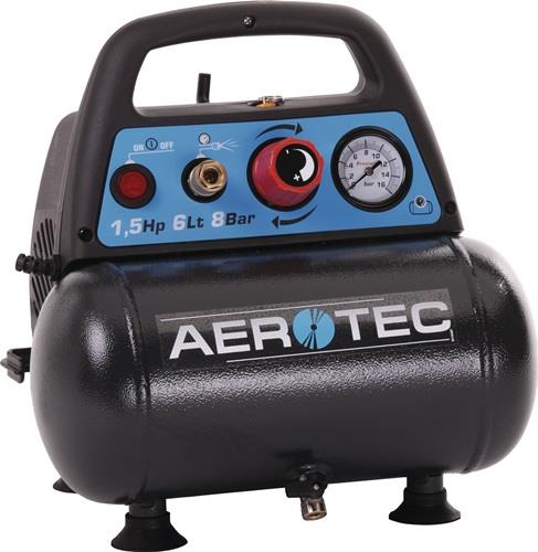 AEROTEC Kompressor Aerotec Airliner 6 200l/min 8bar 1,1 kW 230 V,50 Hz 6l AEROTEC