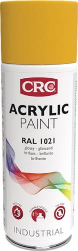 CRC Farbschutzlackspray ACRYLIC PAINT rapsgelb glänzend RAL 1021 400ml Spraydose CRC