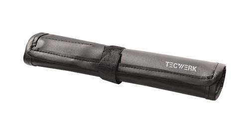 TECWERK Ringmaulschlüsselsatz 8-tlg.SW 8-19mm Form A CV-Stahl in Rolltasche TECWERK