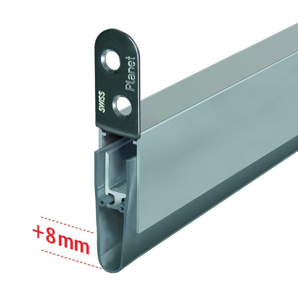 PLANET Türabsenkdichtung ZA, Silikon 335 mm grau