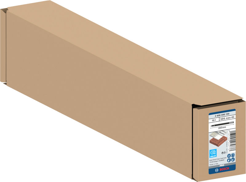 BOSCH Spitzmeißel mit SDS max-Aufnahme, 280 mm, 10er-Pack