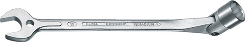 GEDORE Maulsteckschlüssel 534 SW 12mm Gesamt-L.198mm m.bewegl.Steckschlüsselende GEDORE