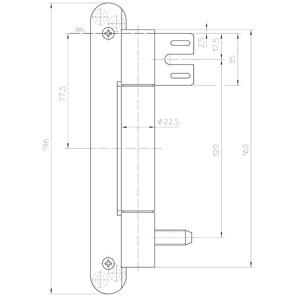 SIMONSWERK Objektband VARIANT® VN 8937/160 U Compact