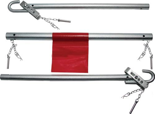 Nordwest Abschleppstange STA/Metall L1830xB65xH53mm 4,04kg silber HP AUTOZUBEHÖR