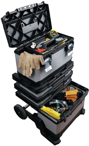FATMAX Rollende Werkstatt B568xT389xH893mm Ku.u.Metall abnehmbare Werkzeugbox STANLEY