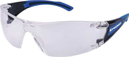 PROMAT Schutzbrille Daylight Modern EN 166 Bügel schwarz/dunkelblau,Scheibe klar