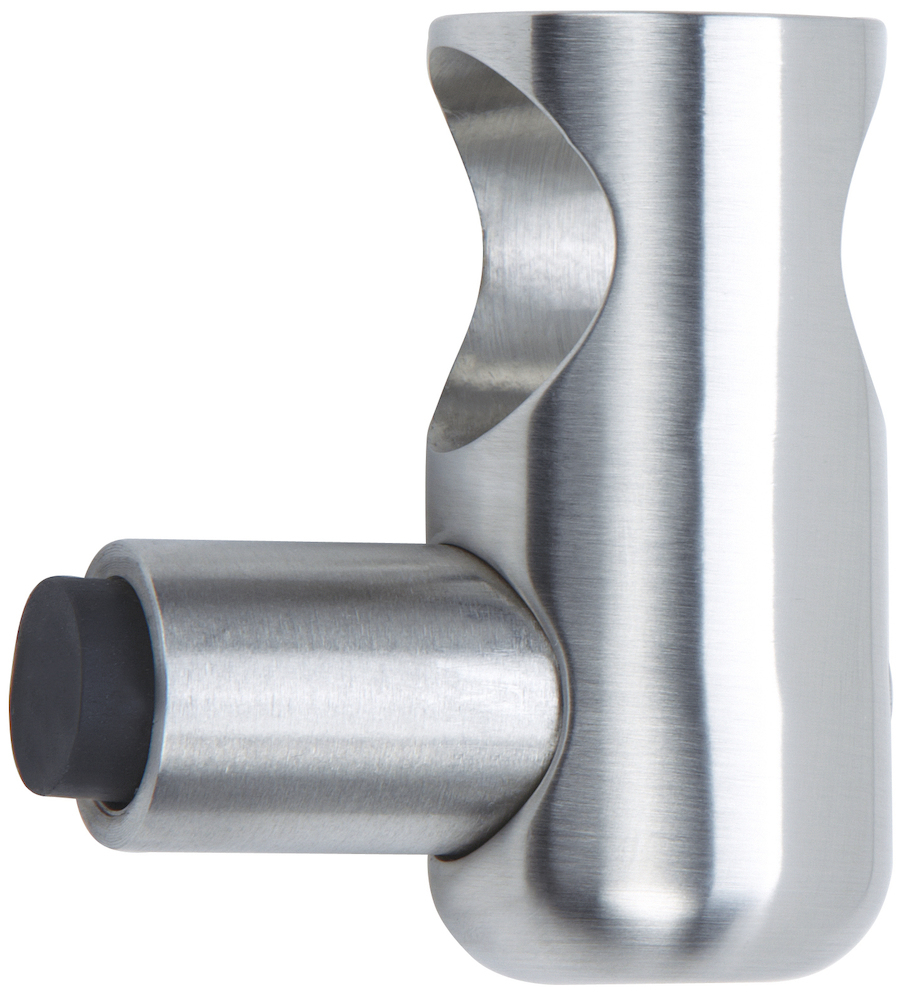 HERMAT Schienenstopper TORBOLE 9040/GEFEDERT, Edelstahl HERMAT Schienenstopper TORBOLE 9040/GEFEDERT, Edelstahl