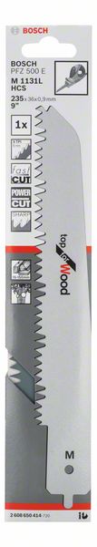 BOSCH Sägeblatt HCS M 1131 L, Top for Wood, für Bosch-Multisäge PFZ 500 E