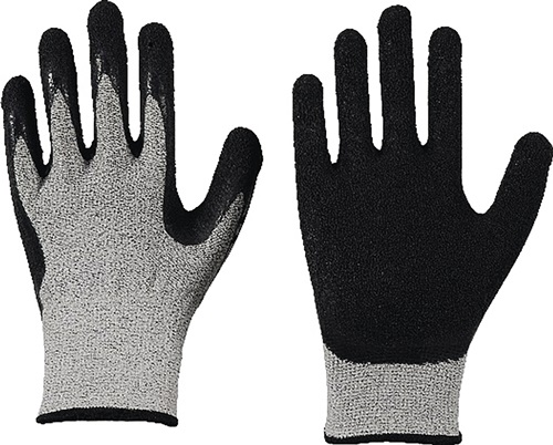 LEIPOLD Schnittschutzhandschuhe Solidstar 1443 Gr.8 grau/schwarz EN 388 PSA II 12 PA