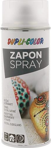DUPLI-COLOR Acryl-Schutzlack ZAPON SPRAY Cristal transp.seidenmatt 400ml Sprayd. DUPLI-COLOR DUPLI-COLOR Acryl-Schutzlack ZAPON SPRAY Cristal transp.seidenmatt 400ml Sprayd. DUPLI-COLOR