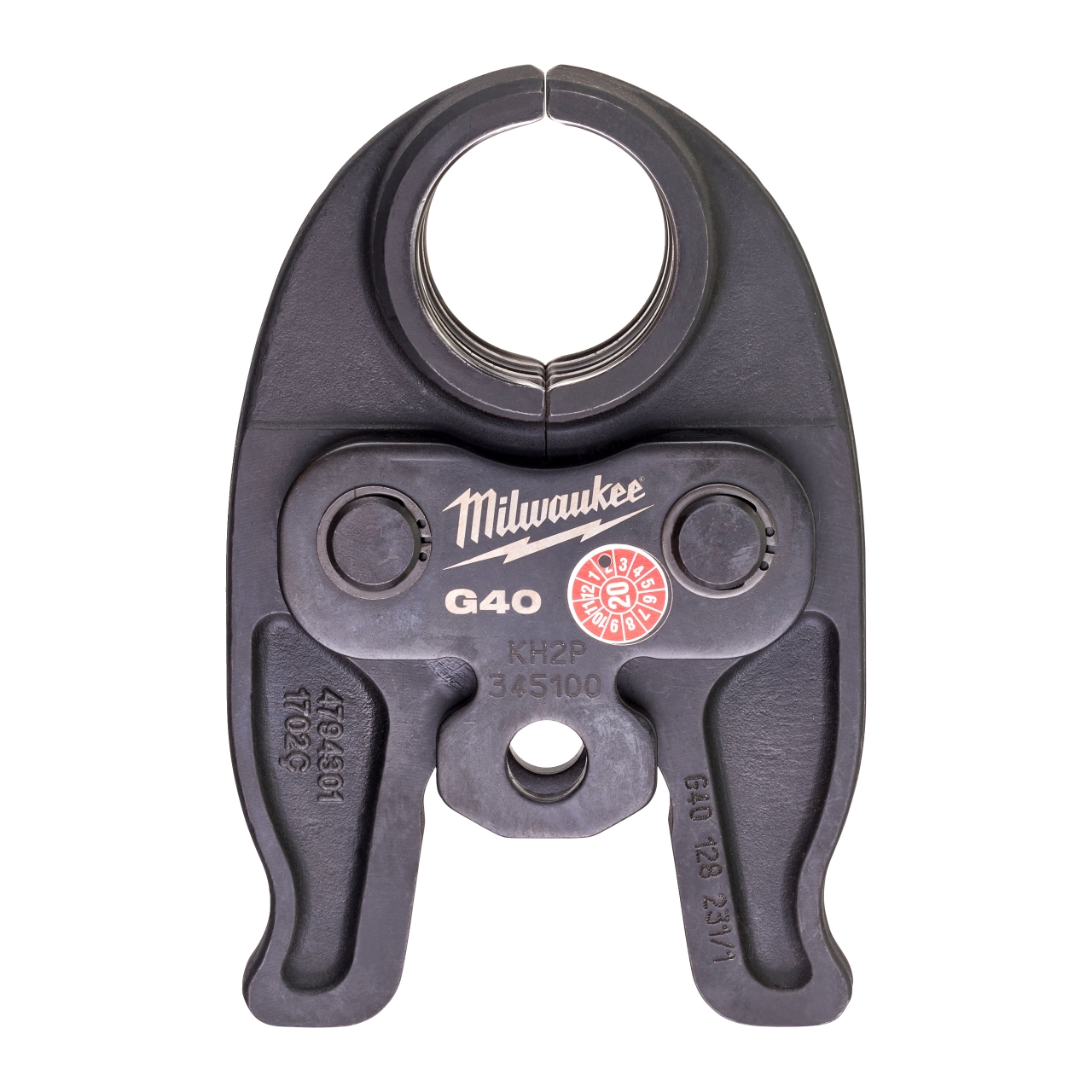 MILWAUKEE Nennweite G40 für 12 V Presswerkzeug Pressbacke J12-G40