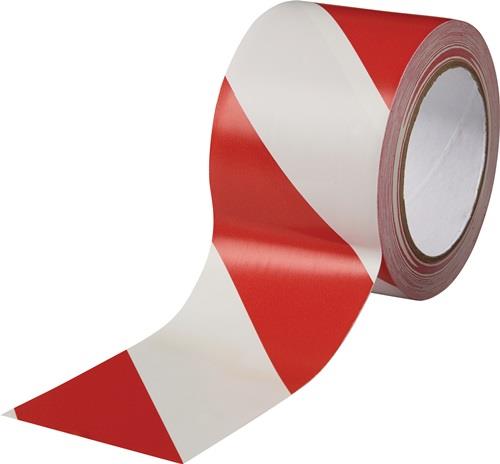 ROCOL Bodenmarkierungsband Easy Tape PVC rot/weiß L.33m B.75mm Rl.ROCOL
