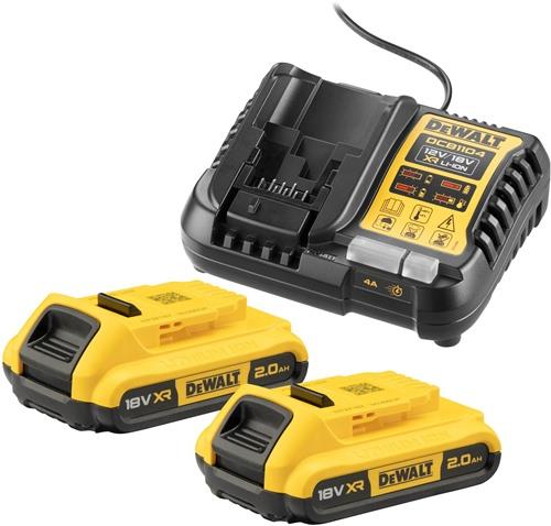 DEWALT Akku-Starter-Set DCB1104D2 18V 2Ah DEWALT