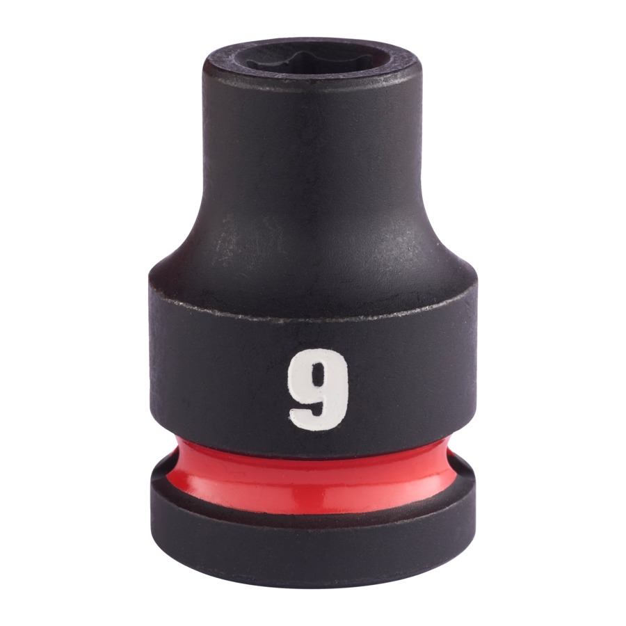MILWAUKEE 9 x 38 mm SHOCKWAVE Schlagnuss 1/2" kurz MILWAUKEE 9 x 38 mm SHOCKWAVE Schlagnuss 1/2" kurz