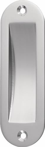 HERMETA Schiebetürmuschel Alu.silberf.elox.ov.2xD.5mm L.120mm B.40mm HERMETA