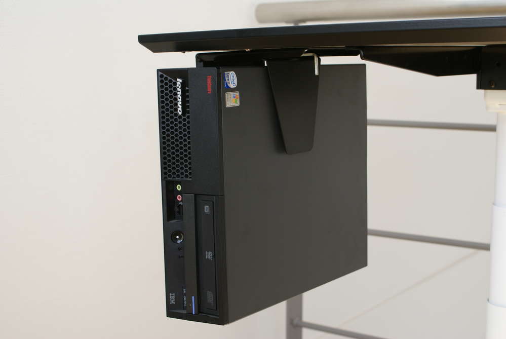 Veyhl CPU Halter, RAL 9006 weißaluminium