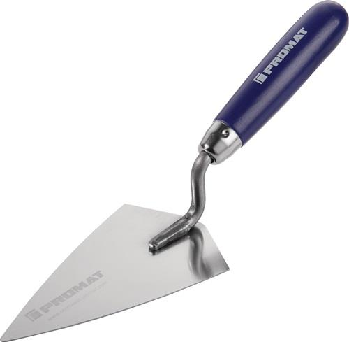 PROMAT Hamburger Putzkelle L.140mm B.80mm rostfrei,m.H-Heft VA PROMAT