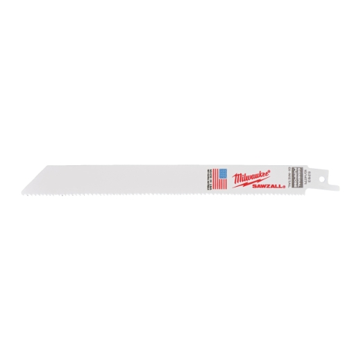 MILWAUKEE 200 x 2,5/1,8 mm (10/14 TPI) Säbelsägeblatt General Purpose, flexibel