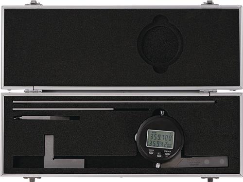 TECWERK Winkelmesser Schienen-L.150/300mm Abl.0,005Grad,10 ′ dig.TECWERK