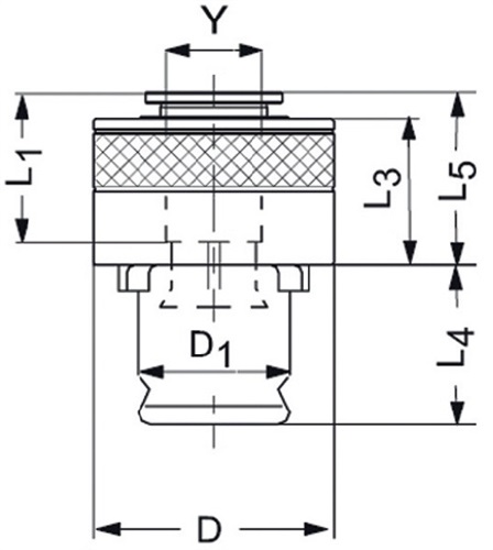 WILKE Schnellwechseleinsatz SES 4,5mmx3,4mm Gr.1 f.DIN 374/376 M6