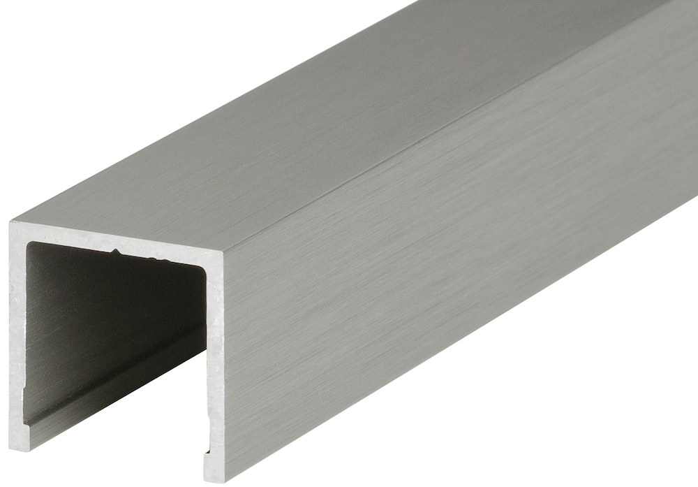 HERMAT Trennwand-Deckenprofil 6950/OD, ohne Dichtung, Aluminium