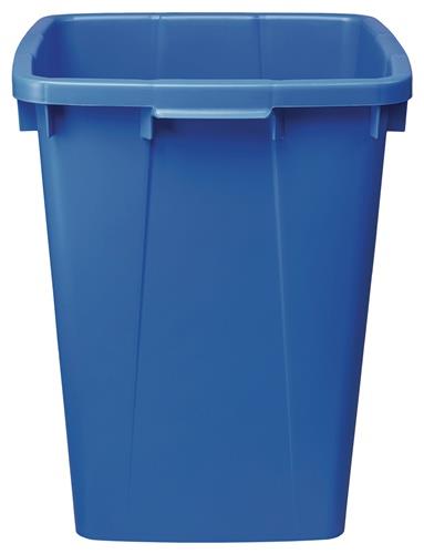 GRAF Abfall- u.Wertstoffsammler 90l H600xB485xT510mm PE blau GRAF