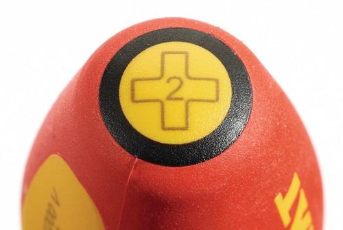 TECWERK Schraubendreher Gr.PH 1 Klingen-L.80mm VDE isol.TECWERK