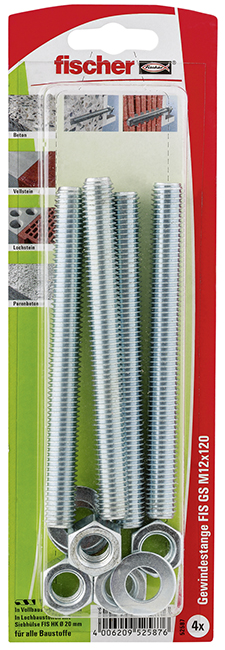 FISCHER Injekt.Gewindeanker FIS GS M12x120 K(4).