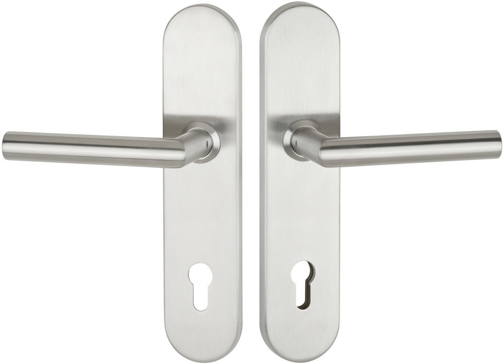 HERMAT Schutz-Drückergarnitur BASIC 02 1802/2091.SH, ES 1, Edelstahl