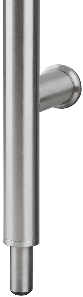 HERMAT Stoßgriffpaar 8000.PZ, D 25 mm, Edelstahl
