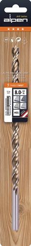 ALPEN Spiralbohrer TIMBER TWIST D.5mm Gesamt-L.250mm ALPEN