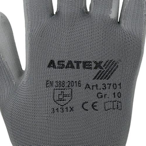 ASATEX Handschuhe Gr.8 grau EN 388 PSA II Nyl.m.PU ASATEX ASATEX Handschuhe Gr.8 grau EN 388 PSA II Nyl.m.PU ASATEX