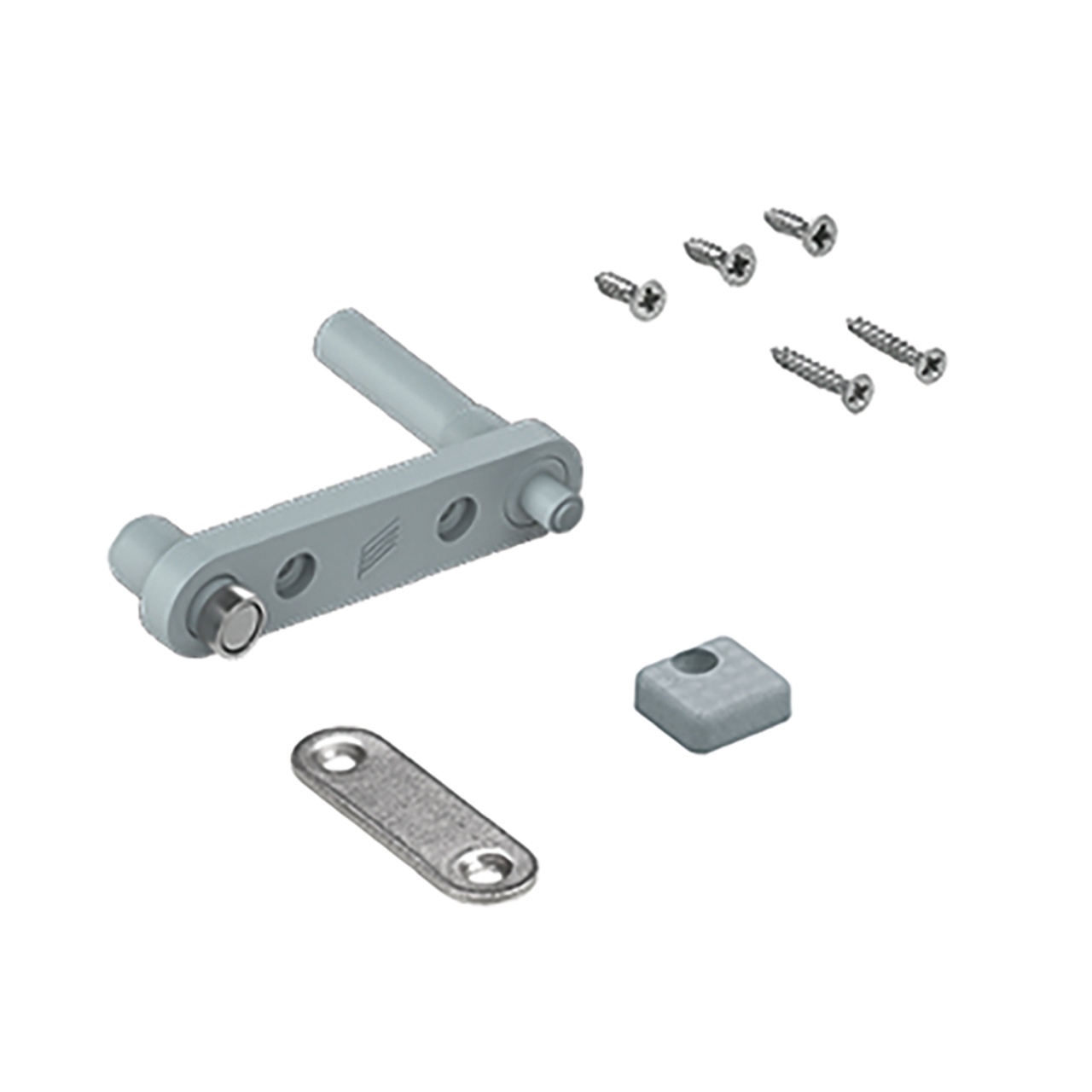 HETTICH WingLine L, Magnetische Zuhaltung Standard für Basisset Push to move, grau, 9266220