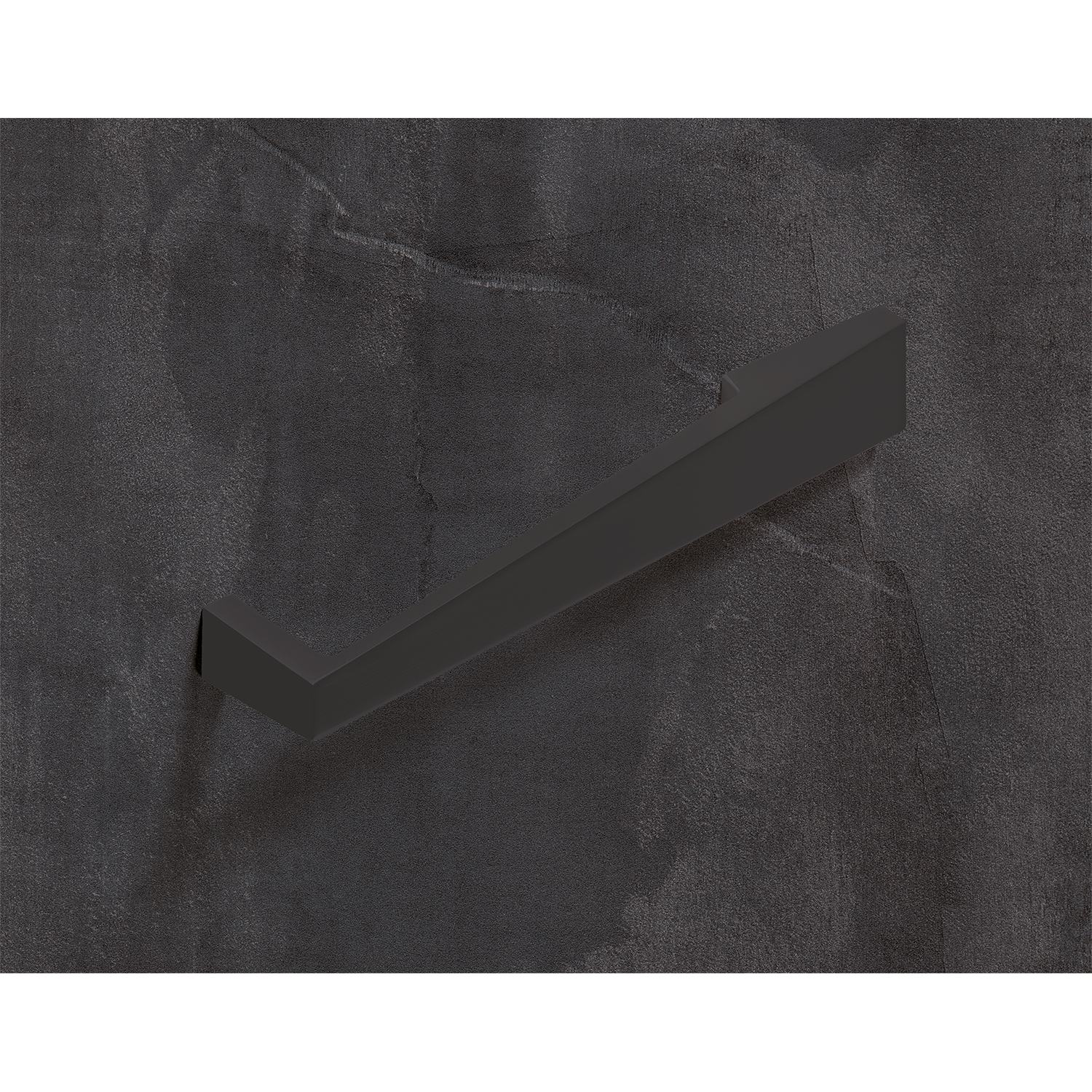 HETTICH Griff Rialto, •–• 160, L 189 mm, B 25 mm, H 35 mm, Schwarz matt, 9264086 HETTICH Griff Rialto, •–• 160, L 189 mm, B 25 mm, H 35 mm, Schwarz matt, 9264086