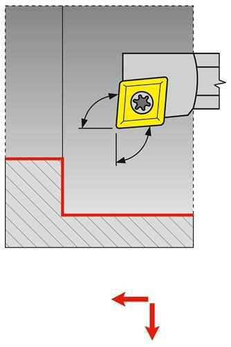 TECWERK Bohrstange E10K-SCLCL 06 li.VHM m.IK TECWERK