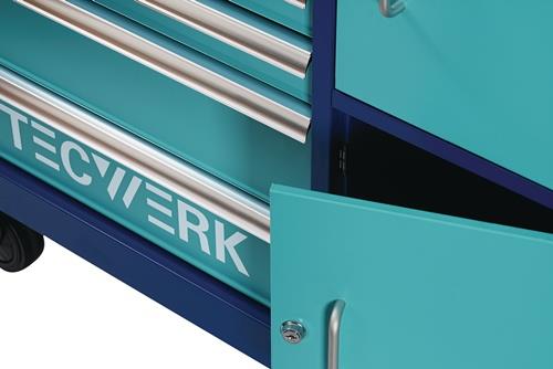 TECWERK Rollwerkbank PLUS 2.0 T Außen-B1090xT500xH1055mm Schubl.7 30kg 500kg TECWERK